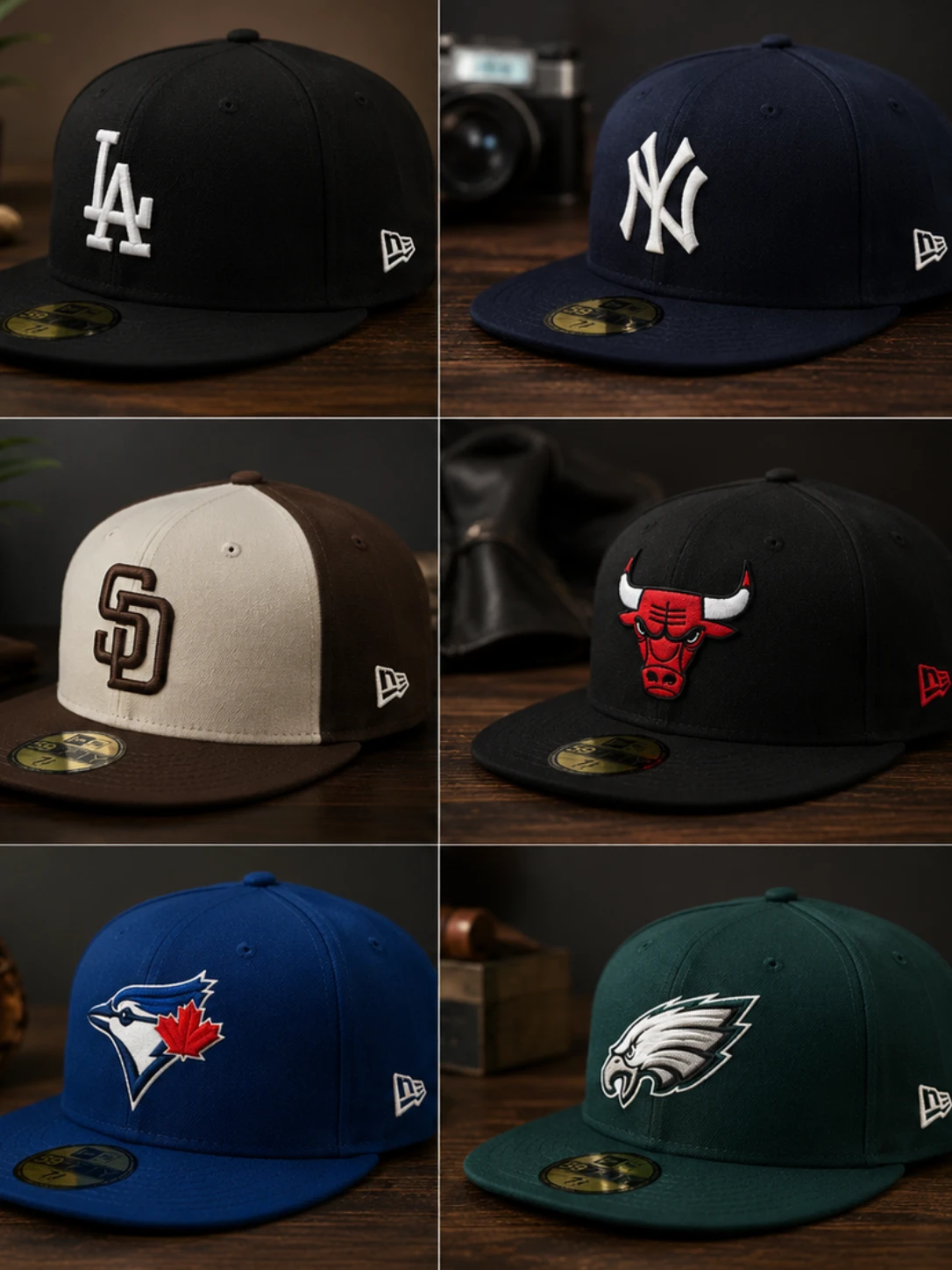 fitted caps