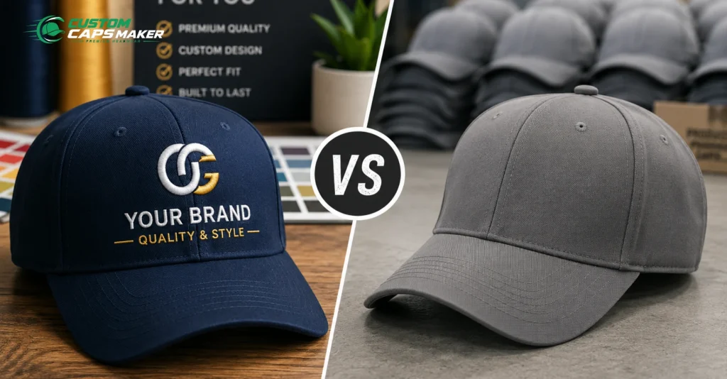 Custom Caps Maker vs. Mass-Produced Caps