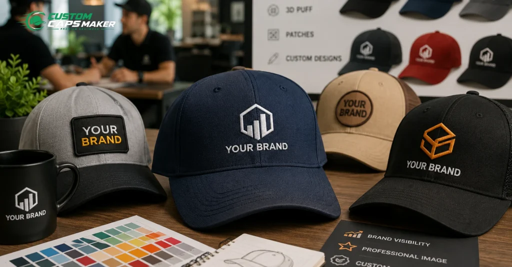 Custom caps for brand
