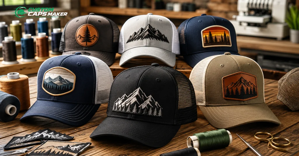 Custom trucker caps