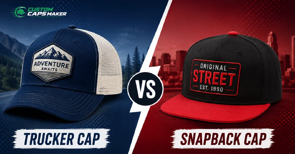 Trucker Caps vs Snapback Caps