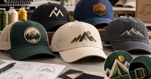 Custom caps logo