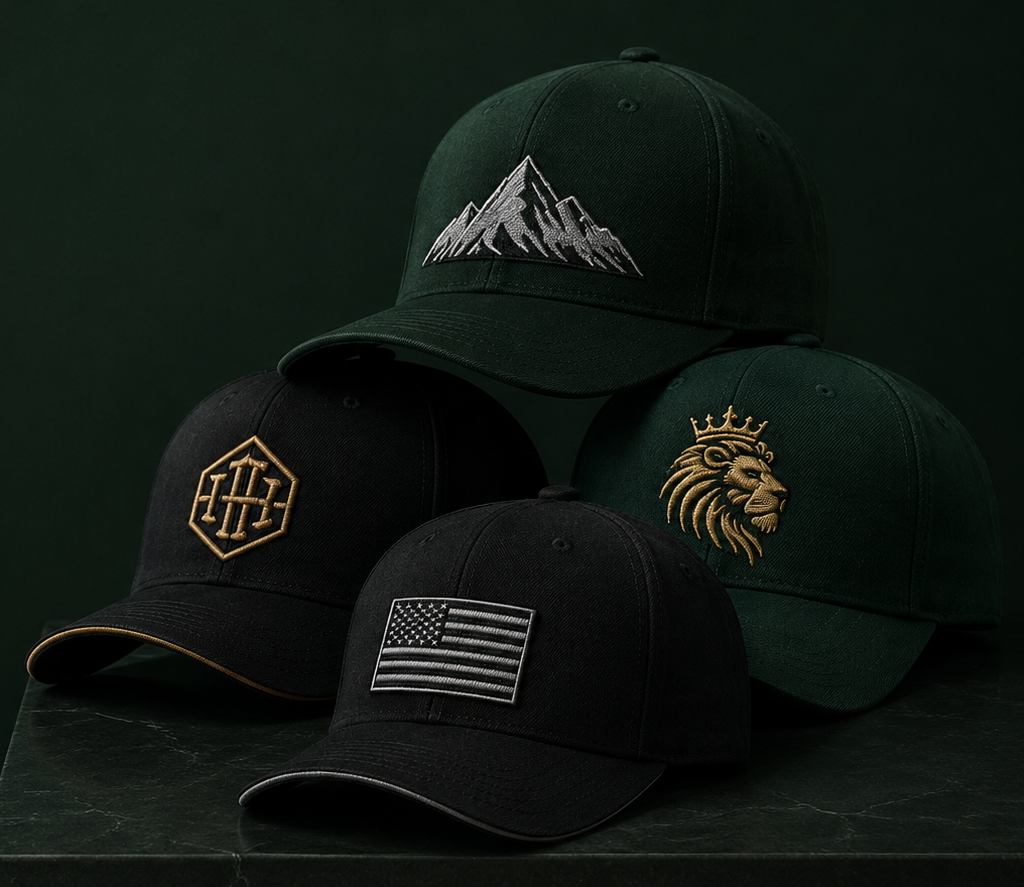 embroidered caps